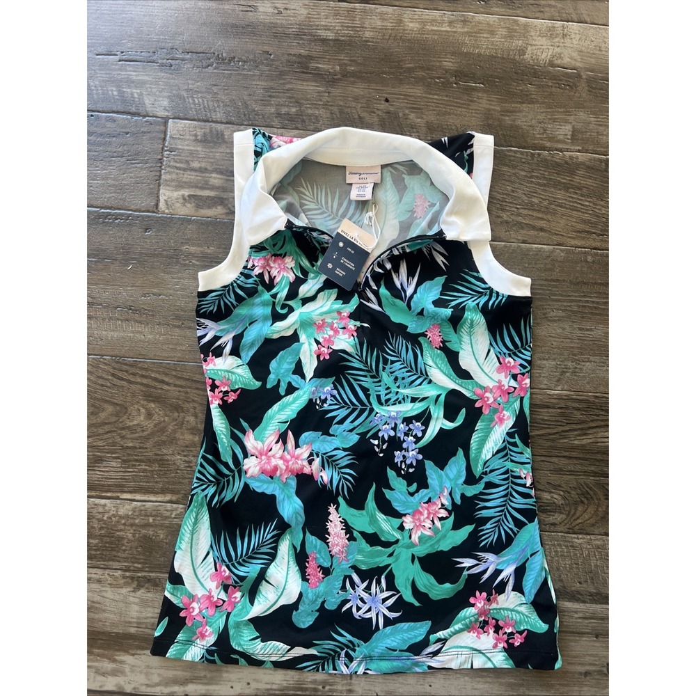 Tommy Bahama Shirt Womens XS Golf Tennis Pickleball Sleeveless UPF 50 New $118